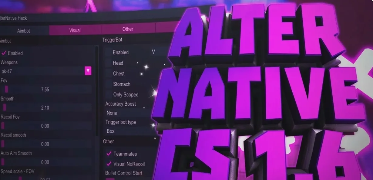 Скачать Чит для CS 1.6 (КС 1.6) «Alternative Hack» + настройка в CFG