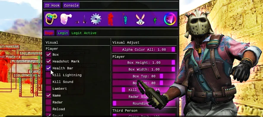 Скачать Чит для CS 1.6 (КС 1.6) Evol Hack