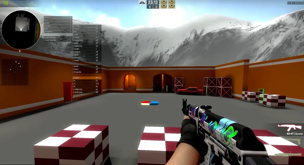 Скачать Чит для CS:GO (КС ГО) «R8»