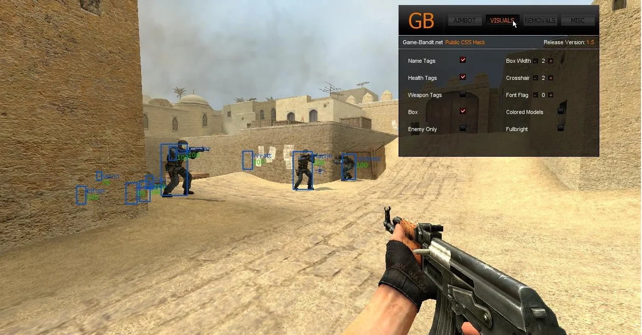 Скачать Чит для CS:S v34 (КС:С в34) - Аим AIM