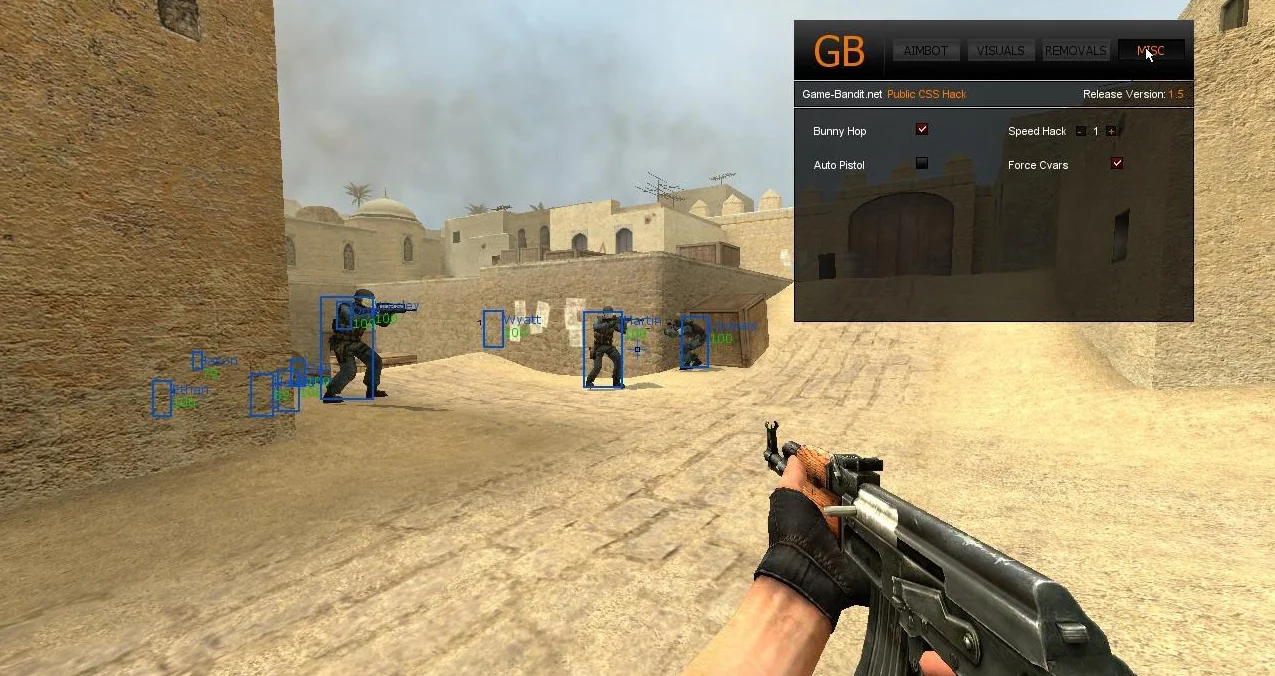 Скачать Чит для CS:S v34 (КС:С в34) - Аим AIM