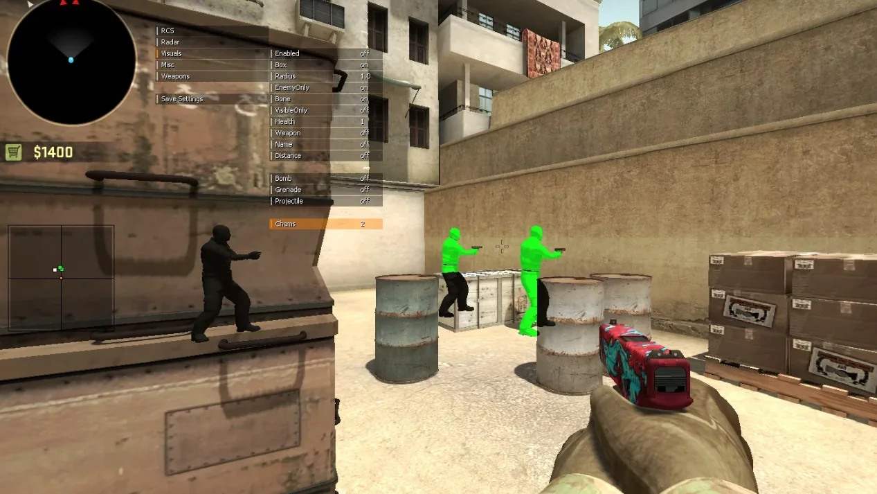 Скачать Чит для CS:GO (КС ГО) «R8»