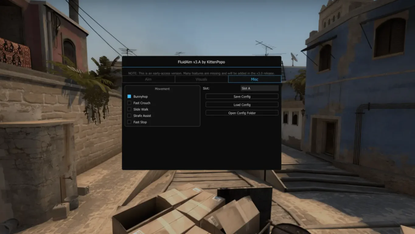 Скачать Чит для CS:GO (КС ГО) FluidAim