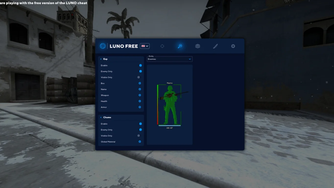 Скачать Чит для CS:GO (КС ГО) Luno